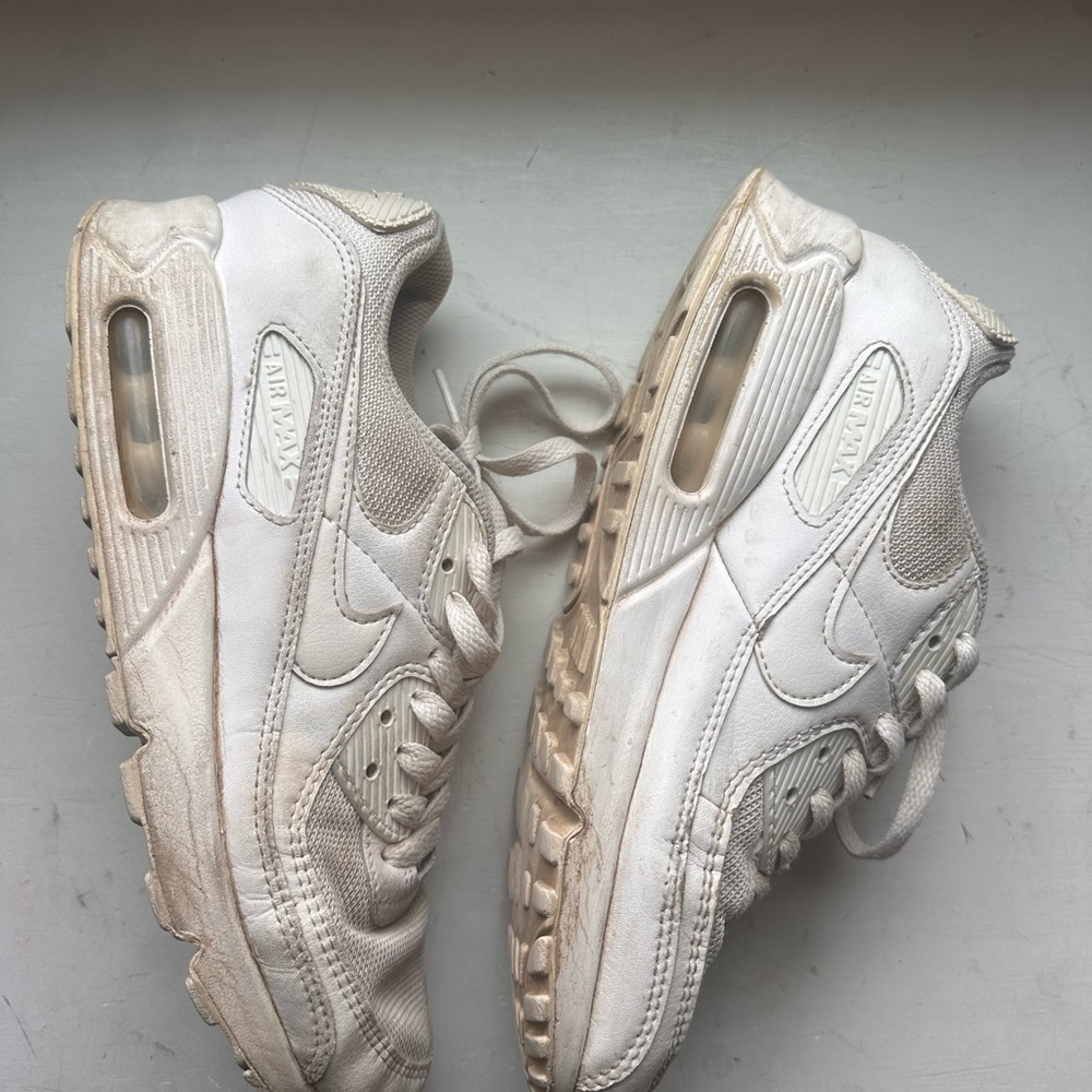 White Nike Air Max Sneakers